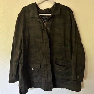 Sanctuary camo utility jacket